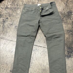 Sid Mashburn Men's Slim Jeans in Olive